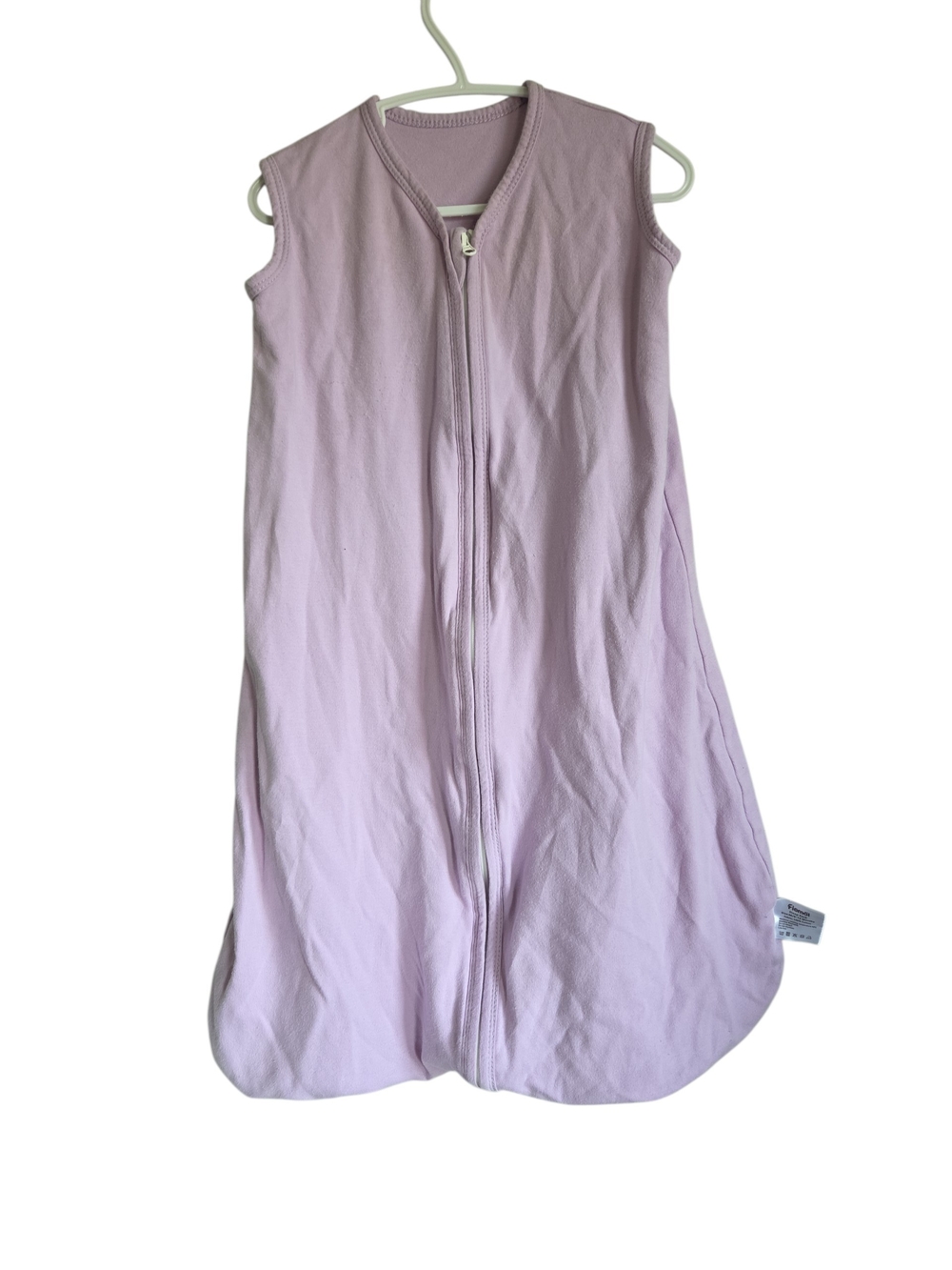Fiemol Lilac Purple Cotton Sleep Sack 6-12 Months Sleeveless Zipper Wearable